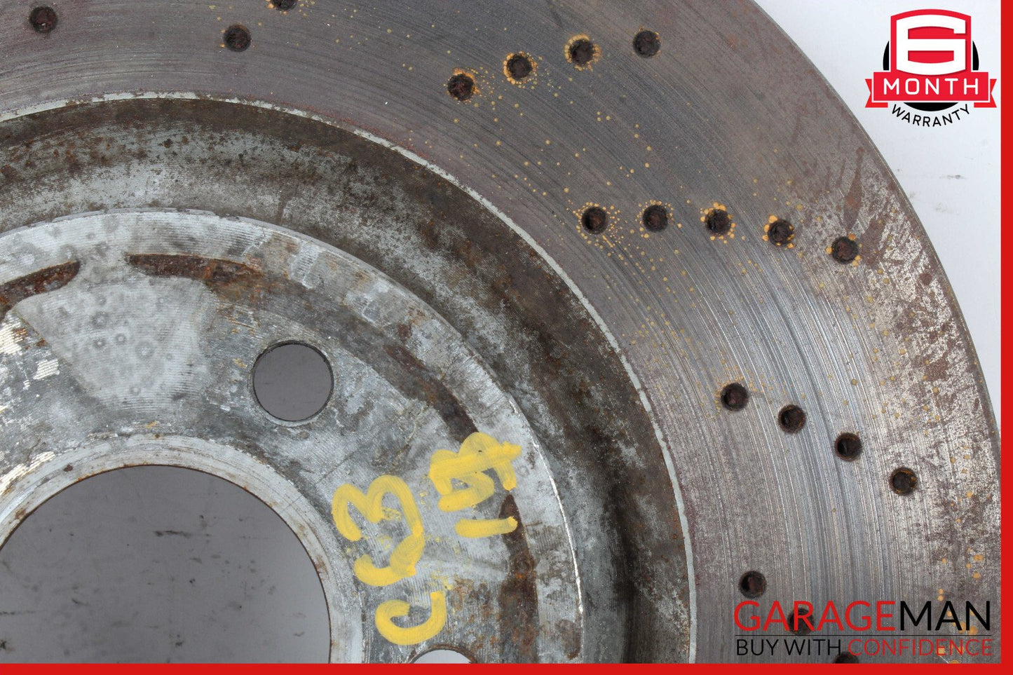 08-20 Mercedes W204 C63 AMG Front Disc Brake Rotor OEM