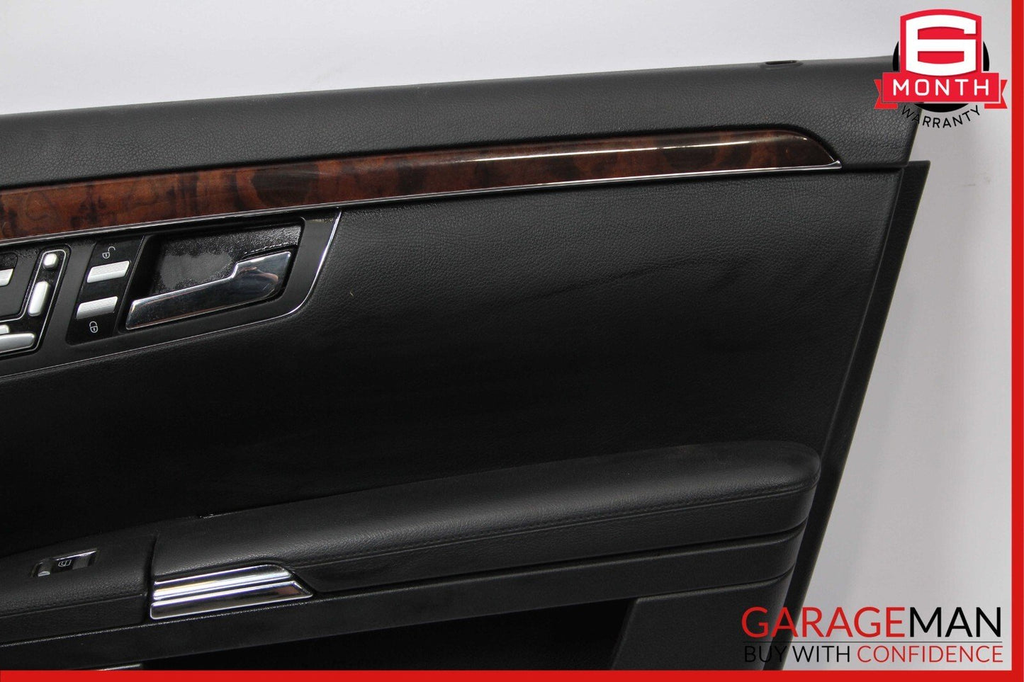 07-09 Mercedes W221 S550 Front Right Passenger Interior Door Panel Black OEM