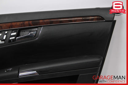 07-09 Mercedes W221 S550 Front Right Passenger Interior Door Panel Black OEM