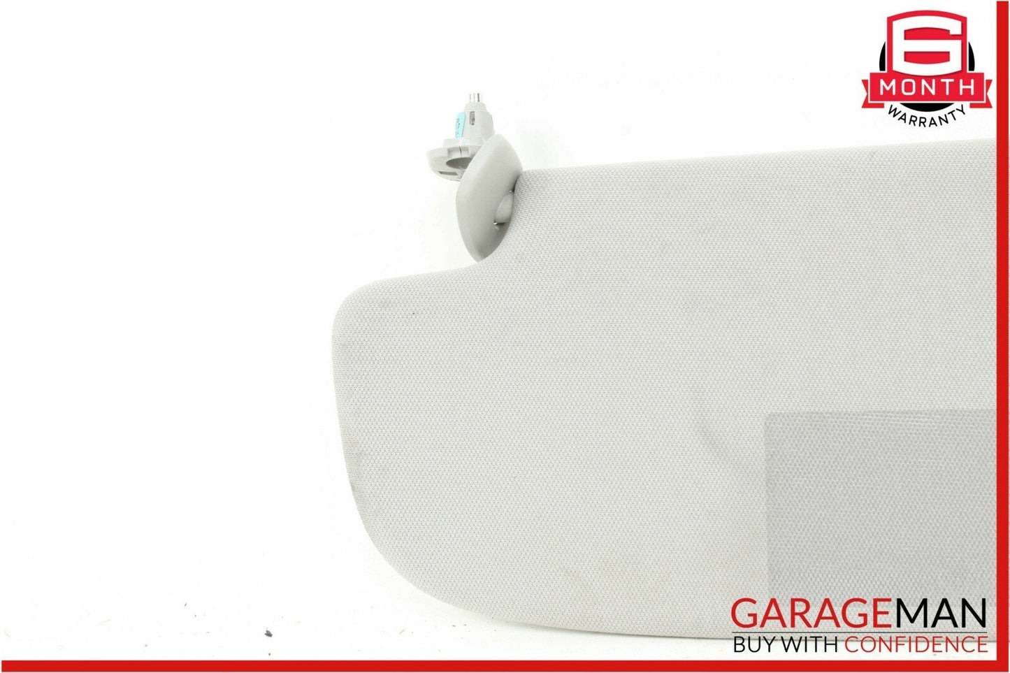 07-13 Mercedes S550 CL550 Front Right Sun Visor Sunvisor Shade Cover Gray Suede