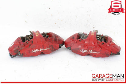 17-24 Alfa Romeo Giulia Front Left and Front Right Side Brake Caliper Set of 2