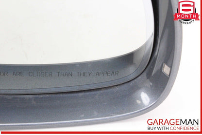 09-15 Audi Q5 Front Right Side Door Rear View Mirror Silver 8R1857410E OEM