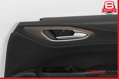 17-19 Alfa Romeo Giulia Front Right Side Interior Door Panel Trim Cover Assembly