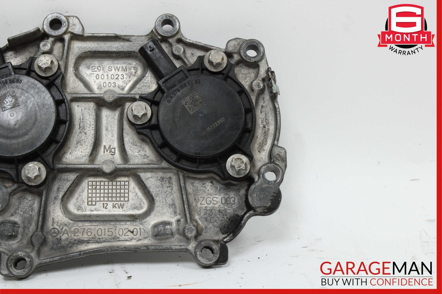 12-18 Mercedes S550 SLK350 Front Right / Left Engine Timing Chain Cover Plate