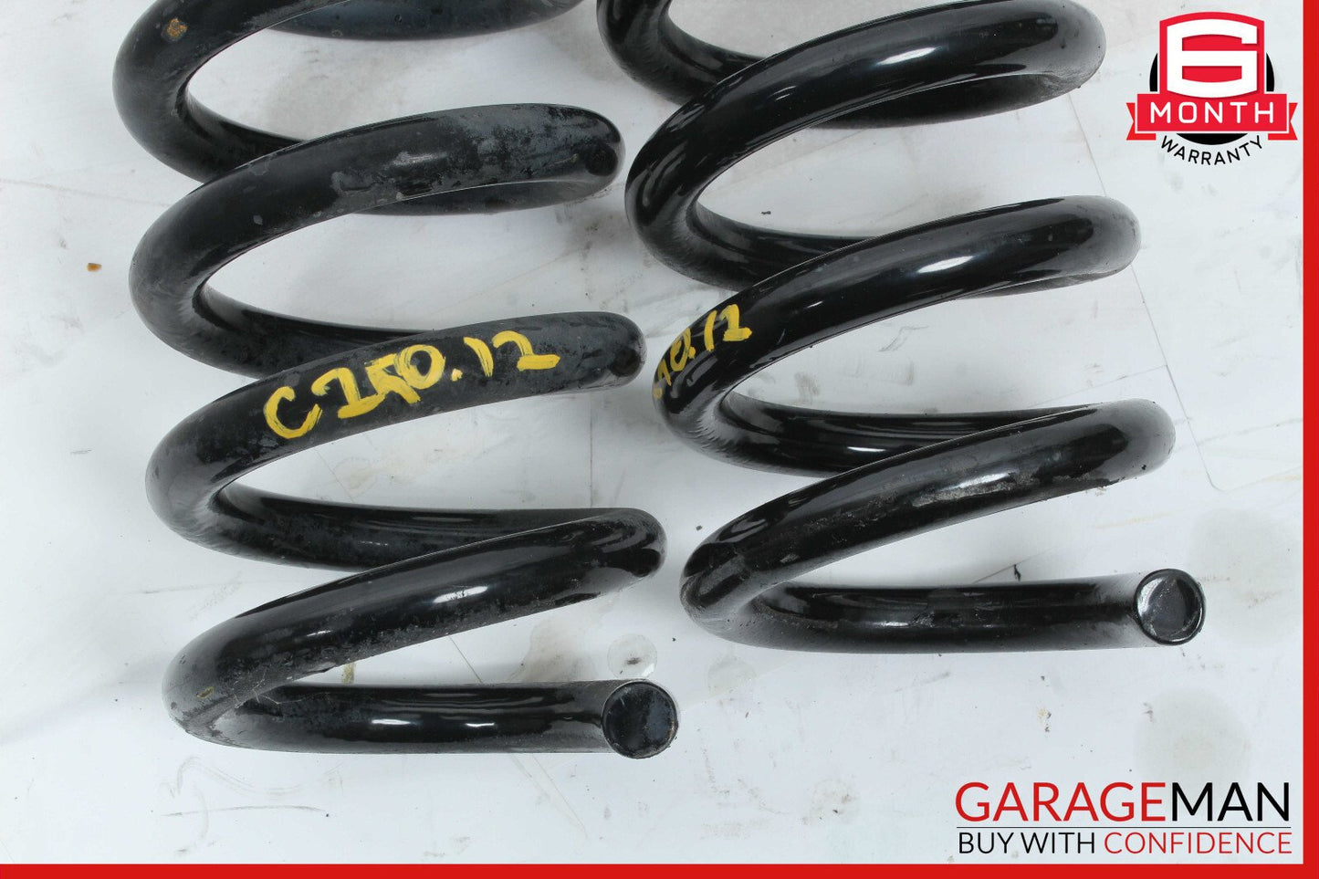 08-14 Mercedes W204 C250 C350 Rear Suspension Shock Absorber Coil Spring Set