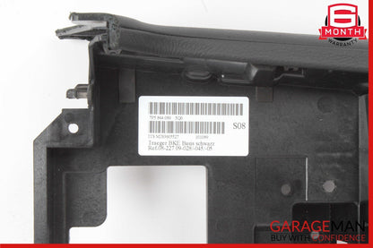 11-18 Porsche Cayenne Hybrid S Center Console A/C Bezel Trim Leather Black OEM