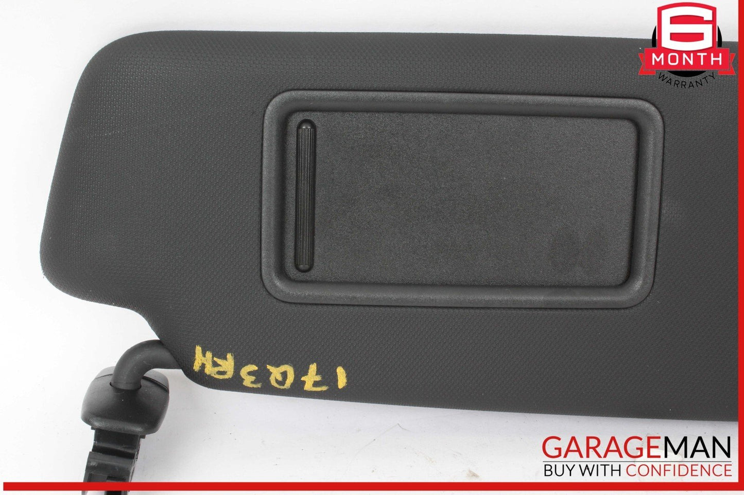15-18 Audi Q3 Front Right Passenger Side Sun Visor Sunvisor Black 8K0857552 OEM