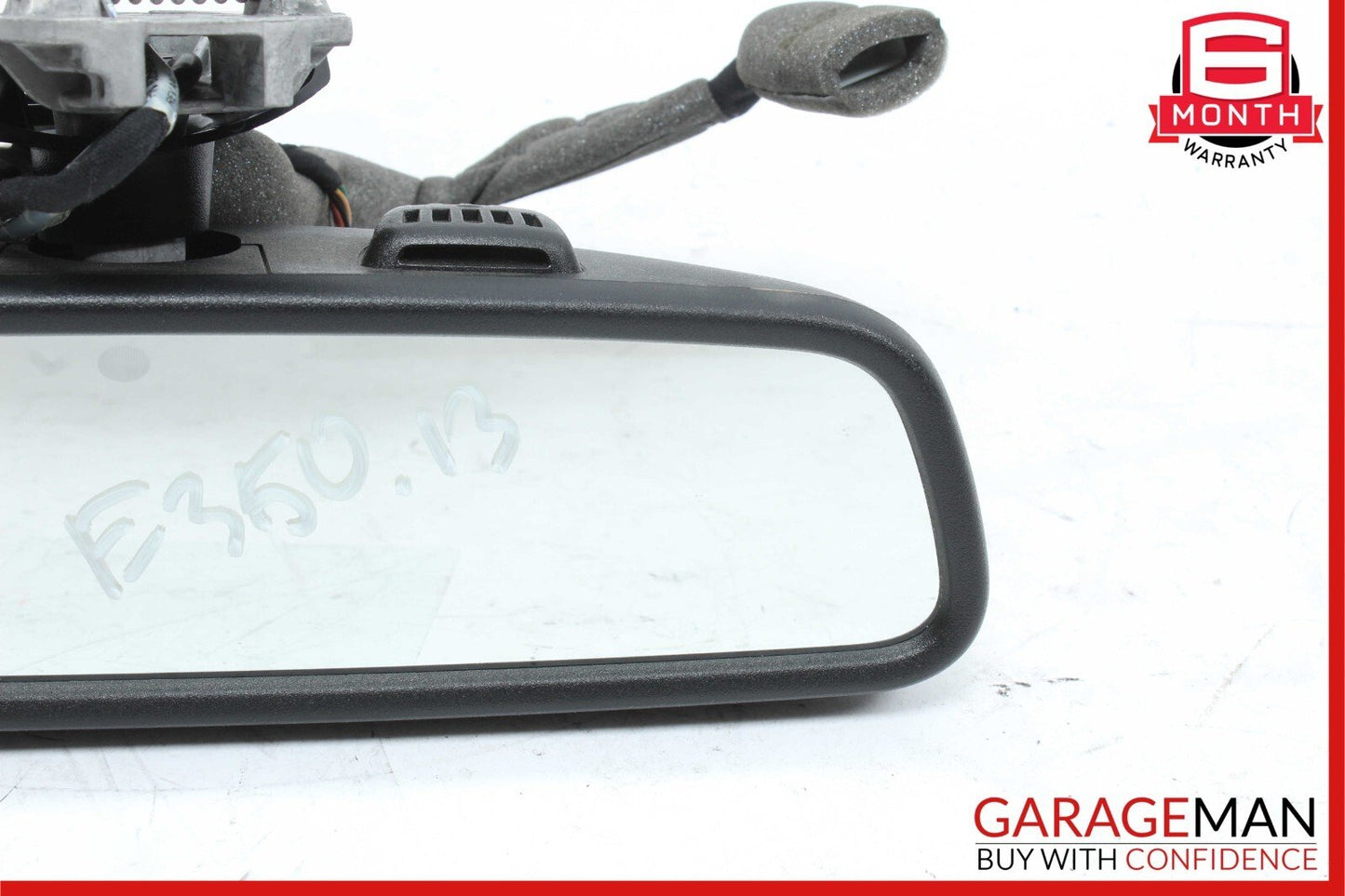 10-16 Mercedes E350 C300 Front Upper Interior Rear View Mirror Assembly Black