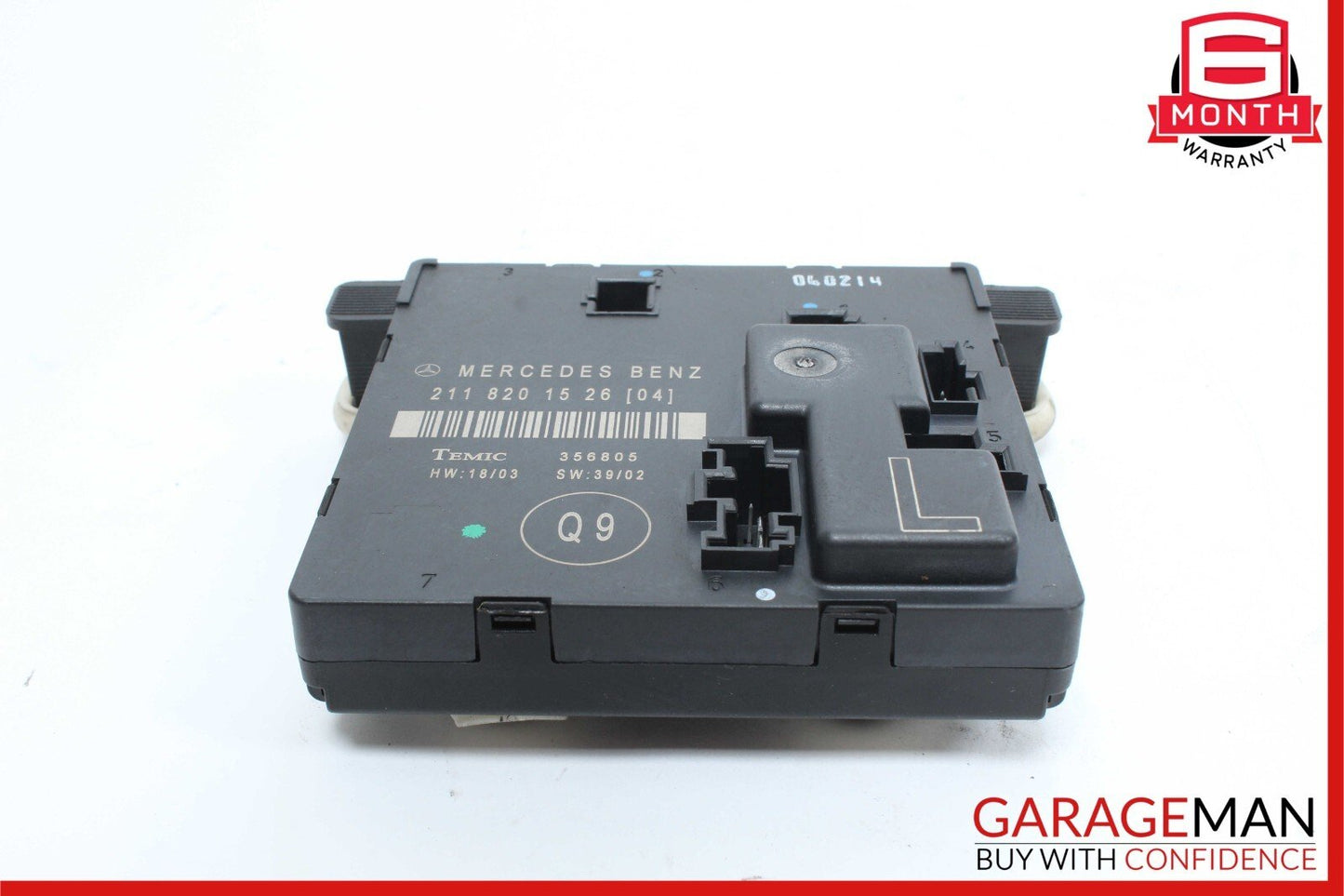 03-06 Mercedes W211 E320 E500 Rear Left Driver Side Door Control Module Unit