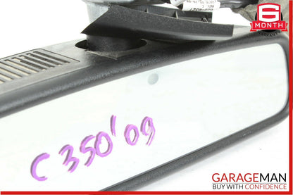 08-14 Mercedes W204 C250 C63 AMG Top Upper Rear View Mirror Assembly OEM