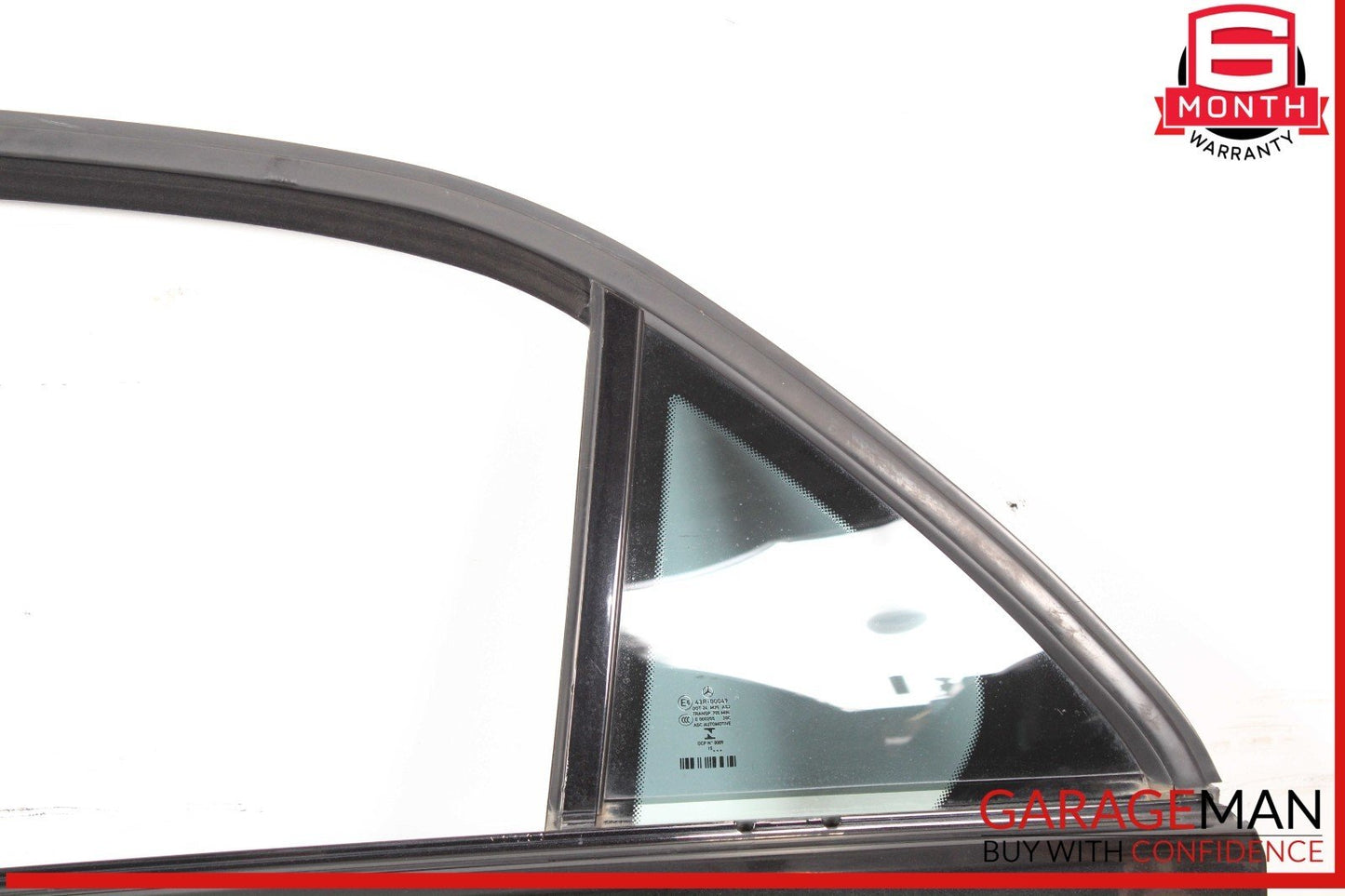 10-16 Mercedes W212 E350 E63 AMG Sedan Rear Left Side Door Shell Black OEM