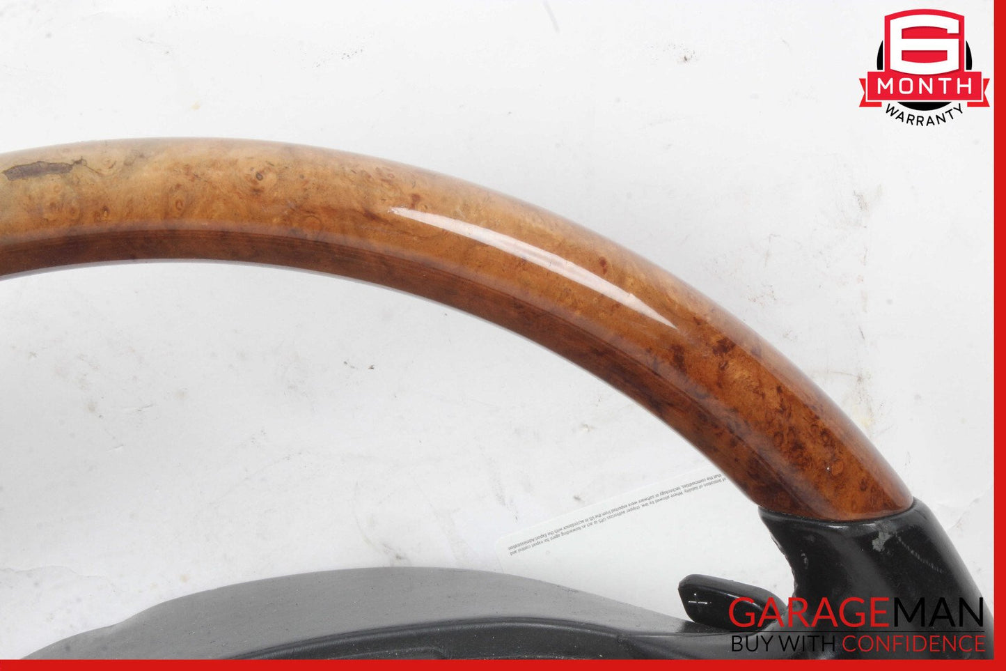 07-10 Mercedes CL550 S550 4 Spoke Steering Wheel Black w/ Paddles Assy Wood