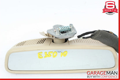 10-16 Mercedes W204 C250 E350 Interior Upper Rear View Mirror Cover Beige OEM