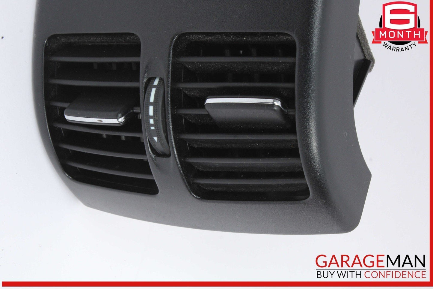 08-17 Mercedes W204 C250 E350 Rear Center Console AC Air Vent Trim Black OEM