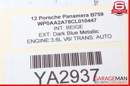 10-12 Porsche Panamera 970 4S GTS Front Right Passenger Side Door Control Module