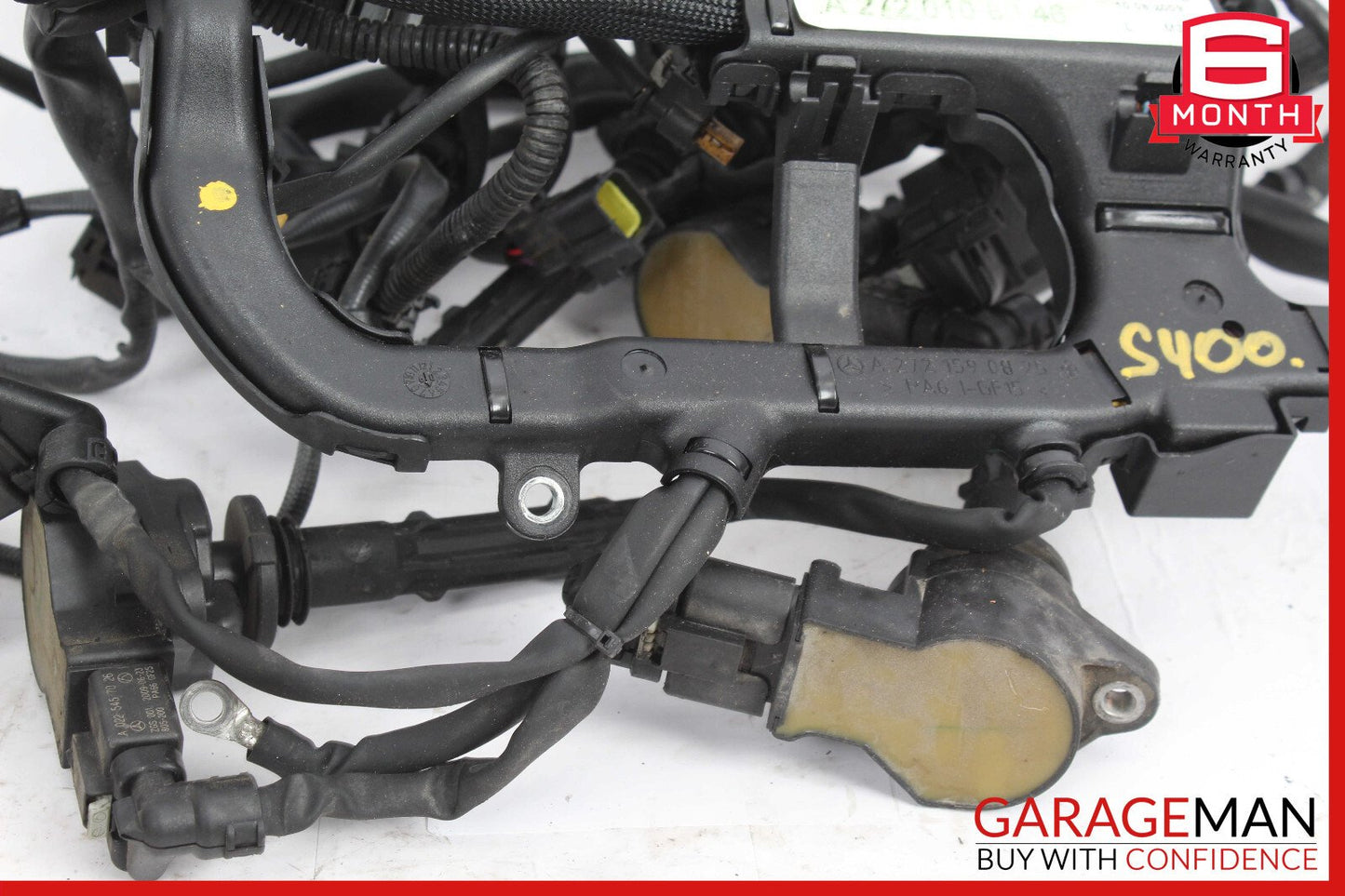 10-13 Mercedes W221 S400 Hybrid Engine Motor Wiring Harness 2721507533 OEM