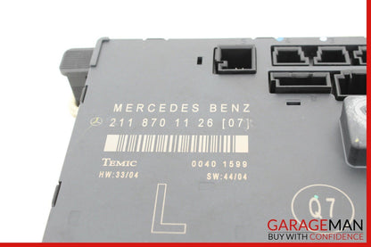 03-09 Mercedes W211 E350 E550 Front Left Driver Side Door Control Module OEM