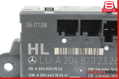 08-14 Mercedes W204 C250 C300 C63 AMG Rear Left Side Door Controller Module Unit