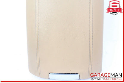 11-18 Porsche Cayenne 958 Center Console Armrest Arm Rest Door Lid Beige OEM