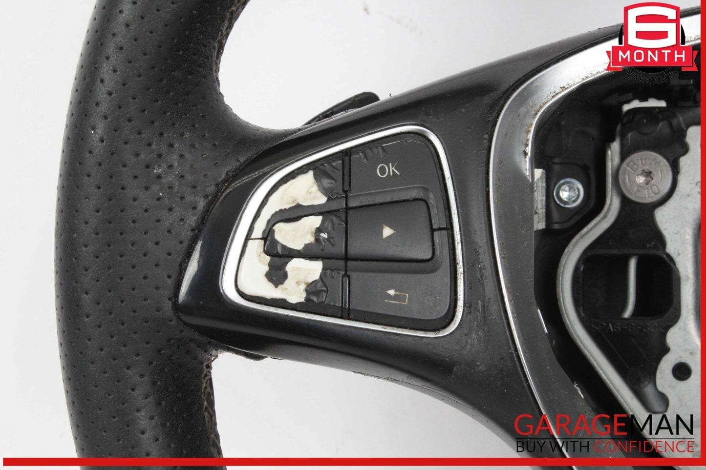 14-20 Mercedes X156 GLA250 Steering Wheel w/ Paddle Shifters Assy Black