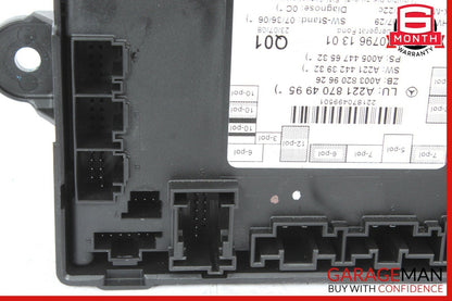 07-13 Mercedes W221 S600 S550 S65 AMG Rear Door Control Module 2218704995 OEM