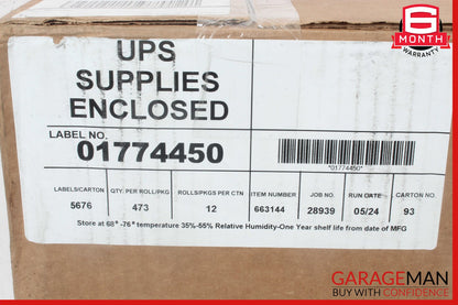 Thermal Label Roll / 12 Rolls