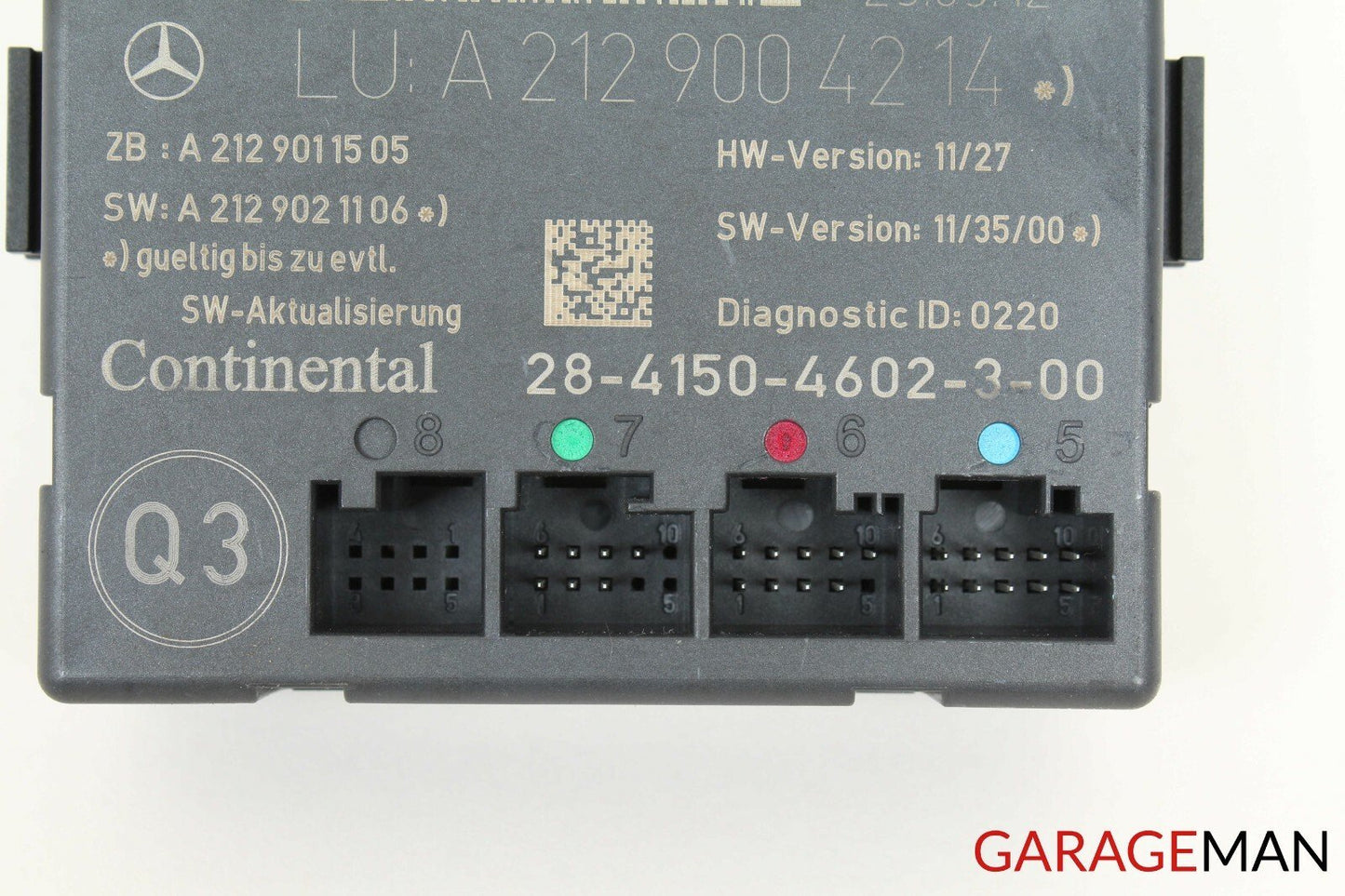 08-15 Mercedes W204 C250 Front Right Passenger Side Door Control Module OEM
