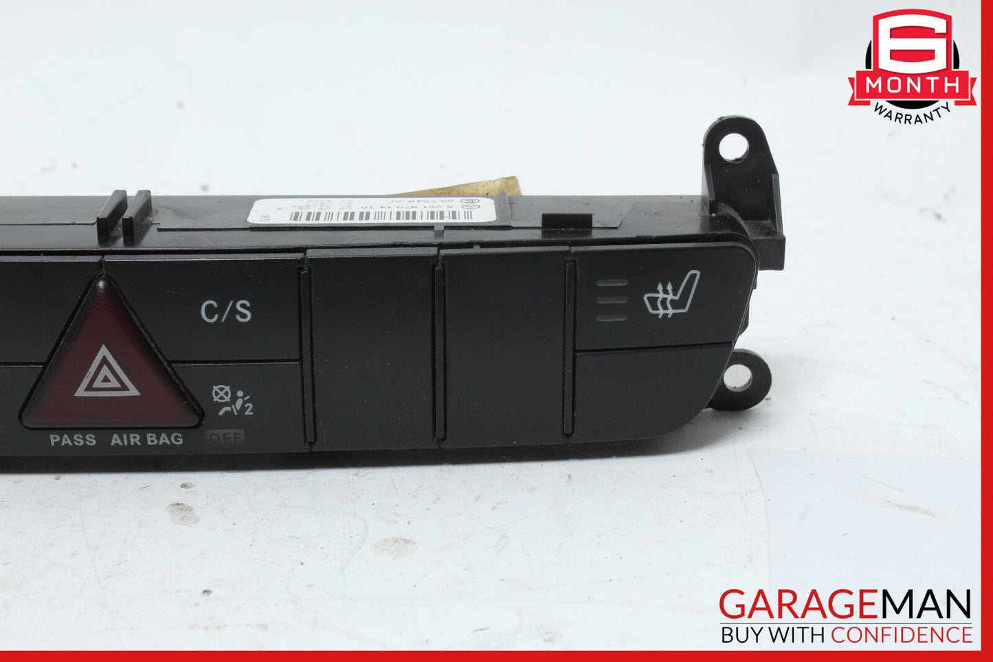 06-10 Mercedes W251 R500 R350 Center Dashboard Hazard ESP Control Switch OEM