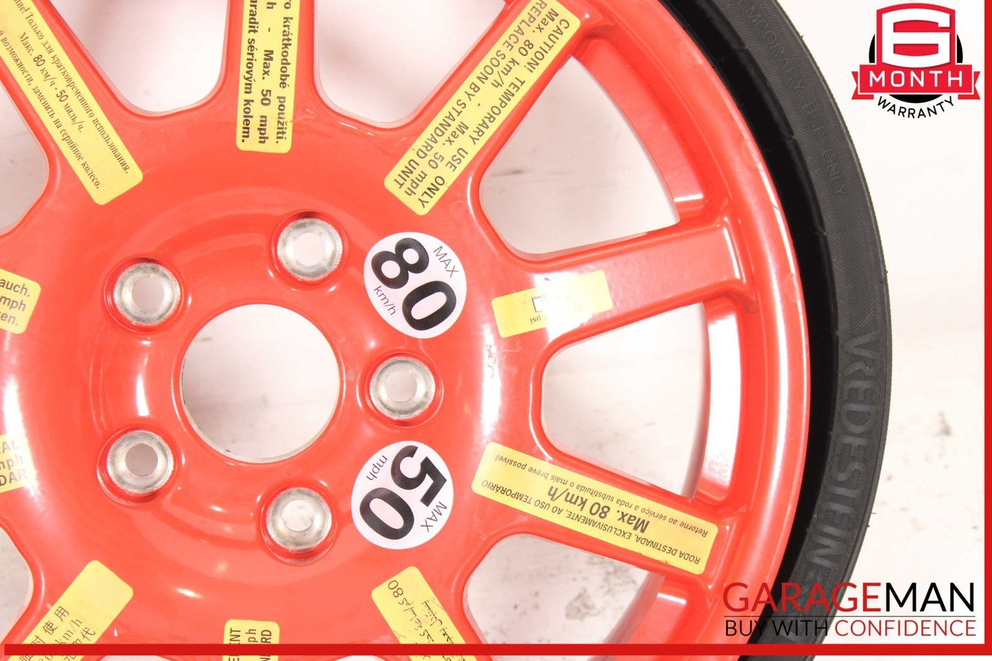 11-18 Porsche Cayenne 958 Emergency Spare Tire Wheel Donut Rim 18 18" OEM