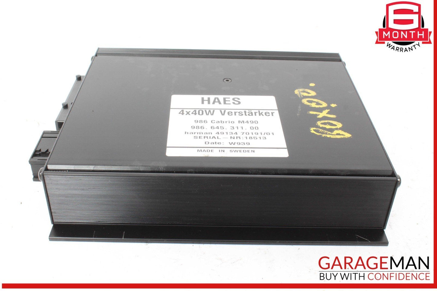 97-00 Porsche Boxster 986 HAES Radio Stereo Audio Amplifier Amp 98664531100 OEM
