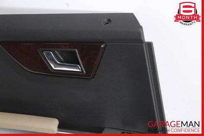 10-15 Mercedes X204 GLK350 Rear Left Side Interior Door Panel Assembly Brown