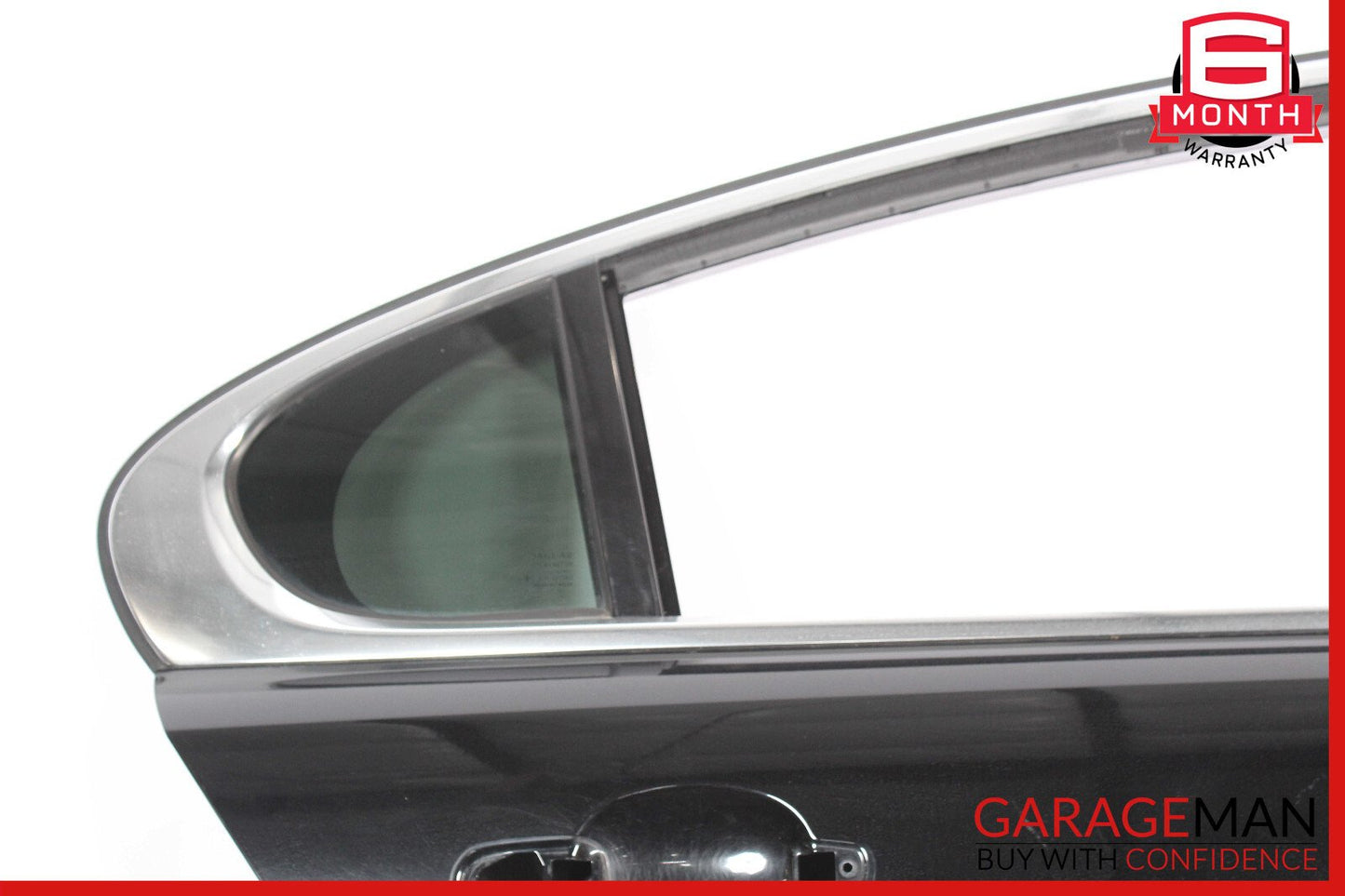 09-15 Jaguar XF Rear Right Door Shell Panel Black OEM