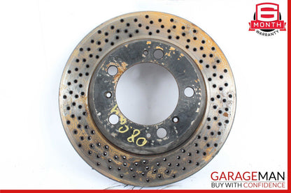 05-12 Porsche Cayman 987 Front Right & Left Drilled Brake Rotor Disc Set OEM