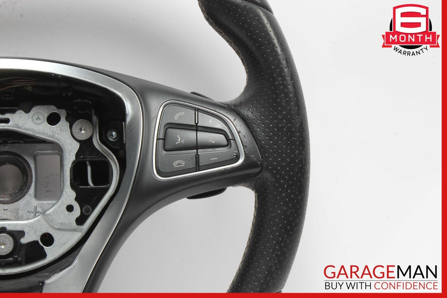 14-20 Mercedes W117 CLA250 GLA250 Steering Wheel w/ Paddle Shifters Black OEM