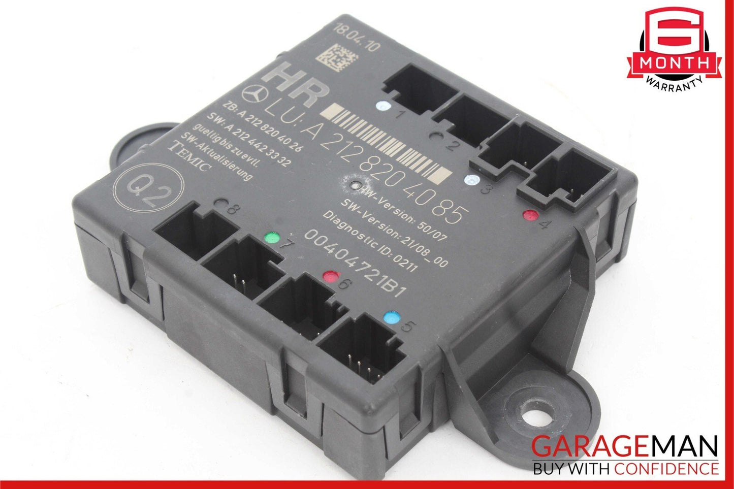 08-14 Mercedes W212 E350 C350 Rear Right Side Door Control Module OEM
