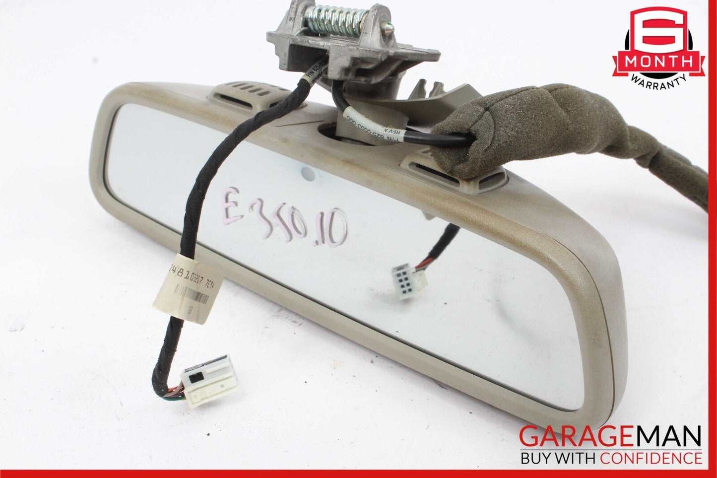 10-16 Mercedes W212 E350 E400 C250 Interior Rear View Mirror Gray 2048104217 OEM