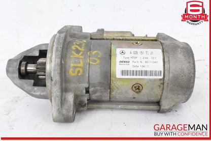 97-04 Mercedes R170 SLK230 Denso Engine Starter Motor 0051517301 OEM