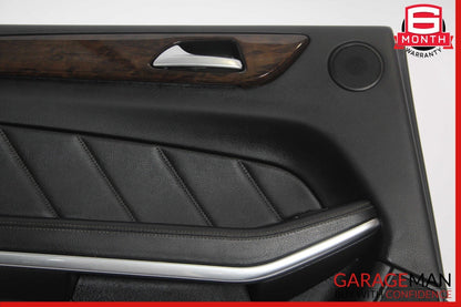 13-16 Mercedes X166 GL450 Rear Left Side Interior Door Panel Cover Trim Assy