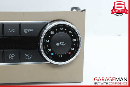 12-14 Mercedes W204 C250 C300 AC A/C Heater Climate Control Unit Beige OEM