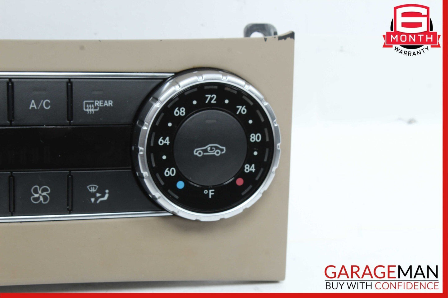 12-14 Mercedes W204 C250 C300 AC A/C Heater Climate Control Unit Beige OEM