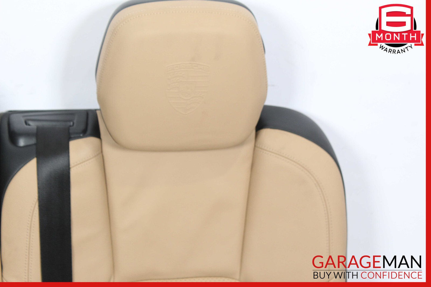 11-17 Porsche Cayenne 958 Rear Left Side Complete Seat Cushion Assembly OEM