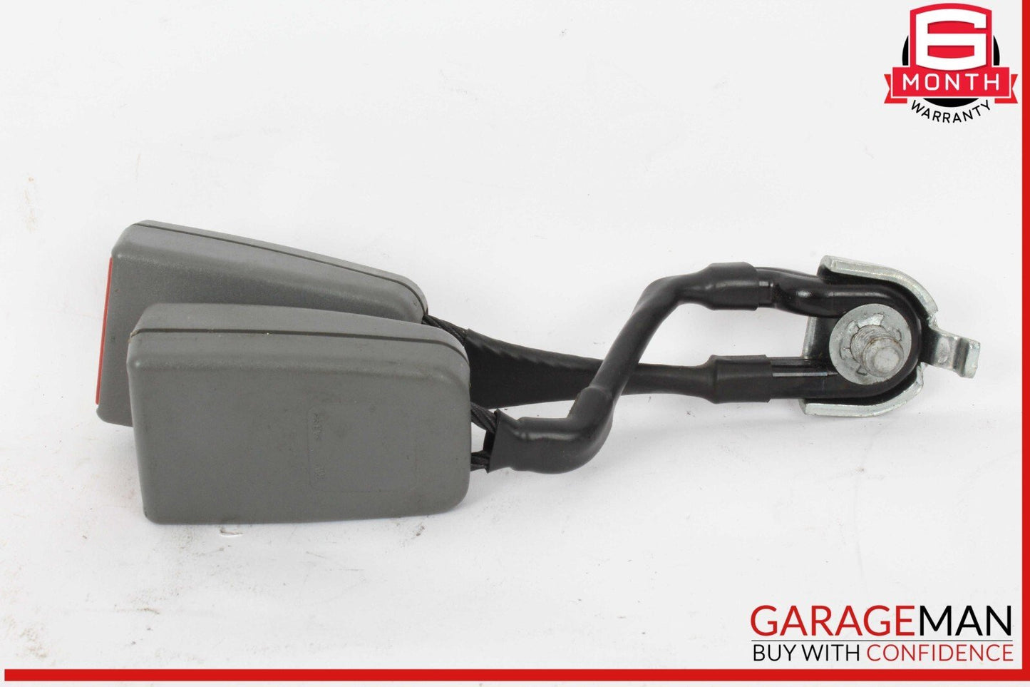 07-13 Mercedes W221 S550 Rear Right Center Dual Seatbelt Seat Belt Buckle Gray