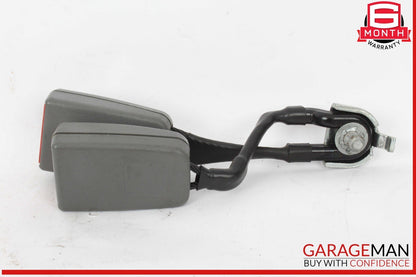 07-13 Mercedes W221 S550 Rear Right Center Dual Seatbelt Seat Belt Buckle Gray