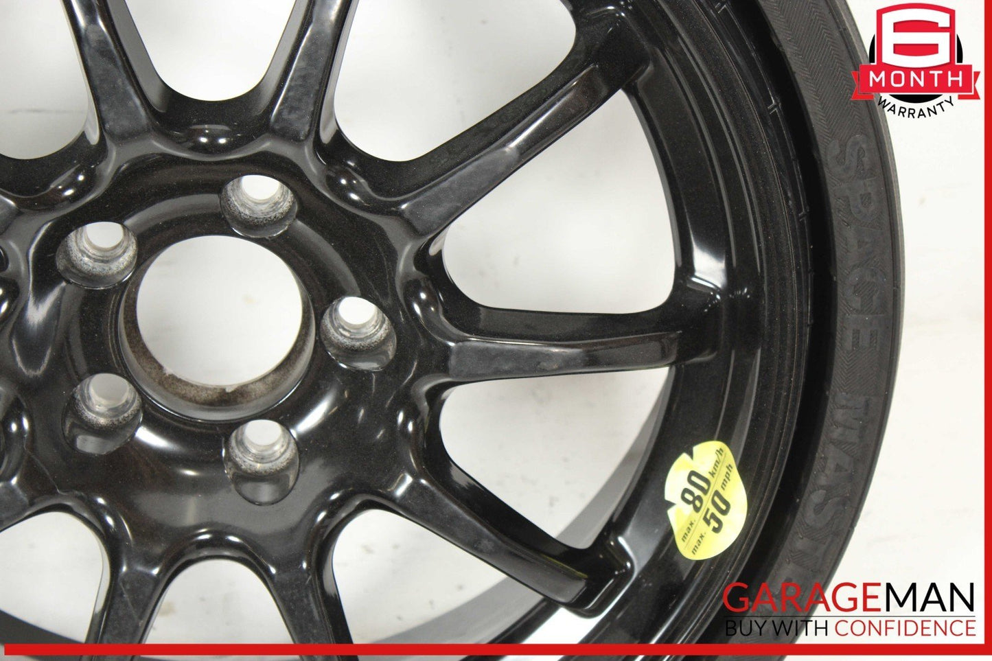 03-12 Mercedes R230 SL500 SL550 Emergency Spare Tire Wheel Donut Rim 17" 17 OEM