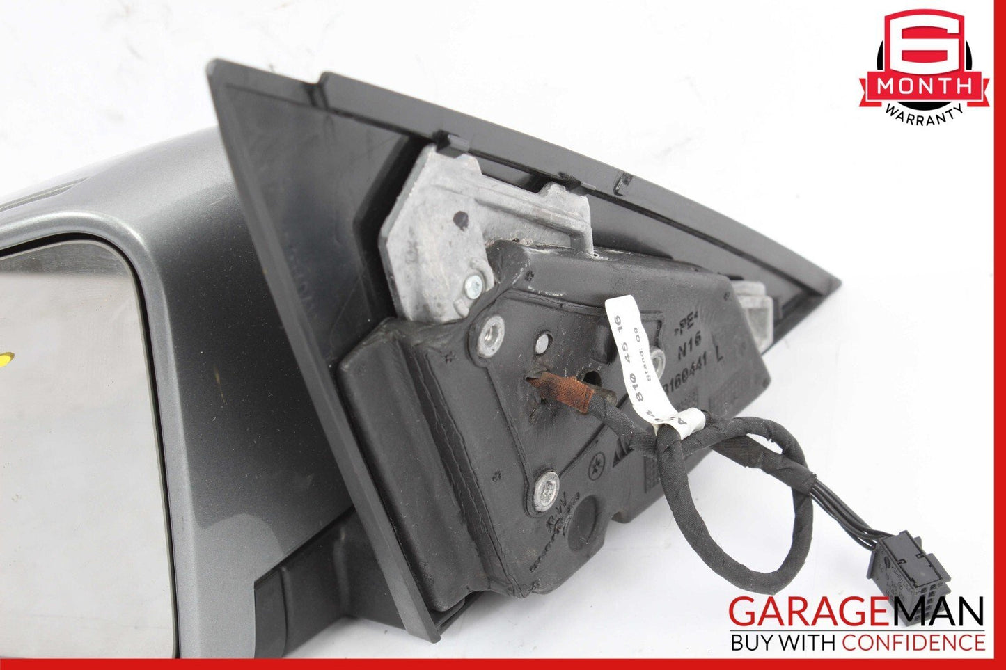 12-14 Mercedes W204 C250 Front Left Side Mirror Door Rear View Palladium Silver