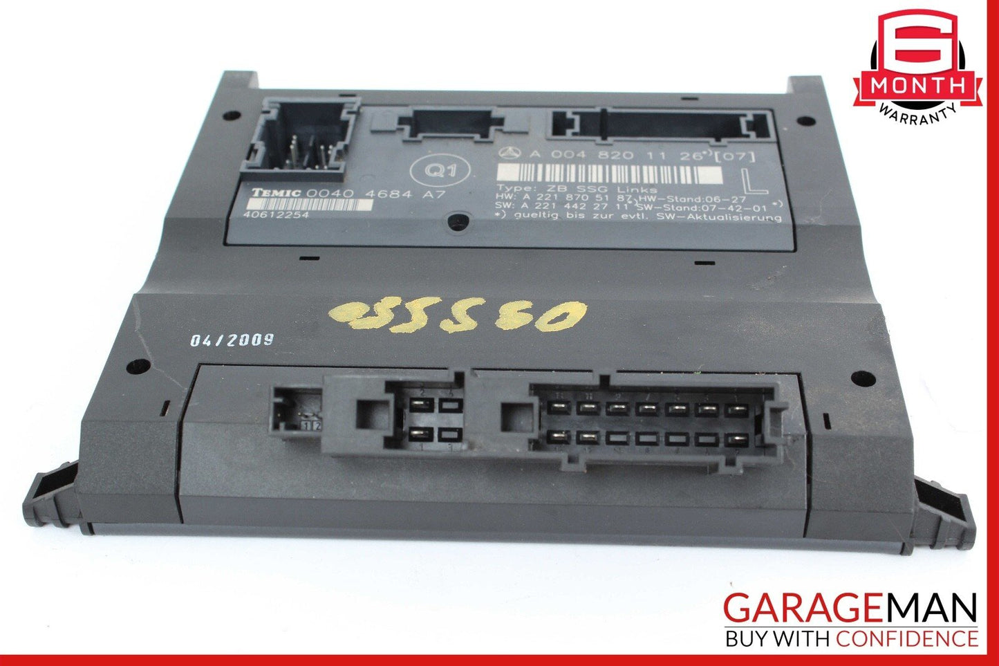 07-13 Mercedes W221 S550 S63 AMG Front Left Driver Under Seat Control Unit OEM