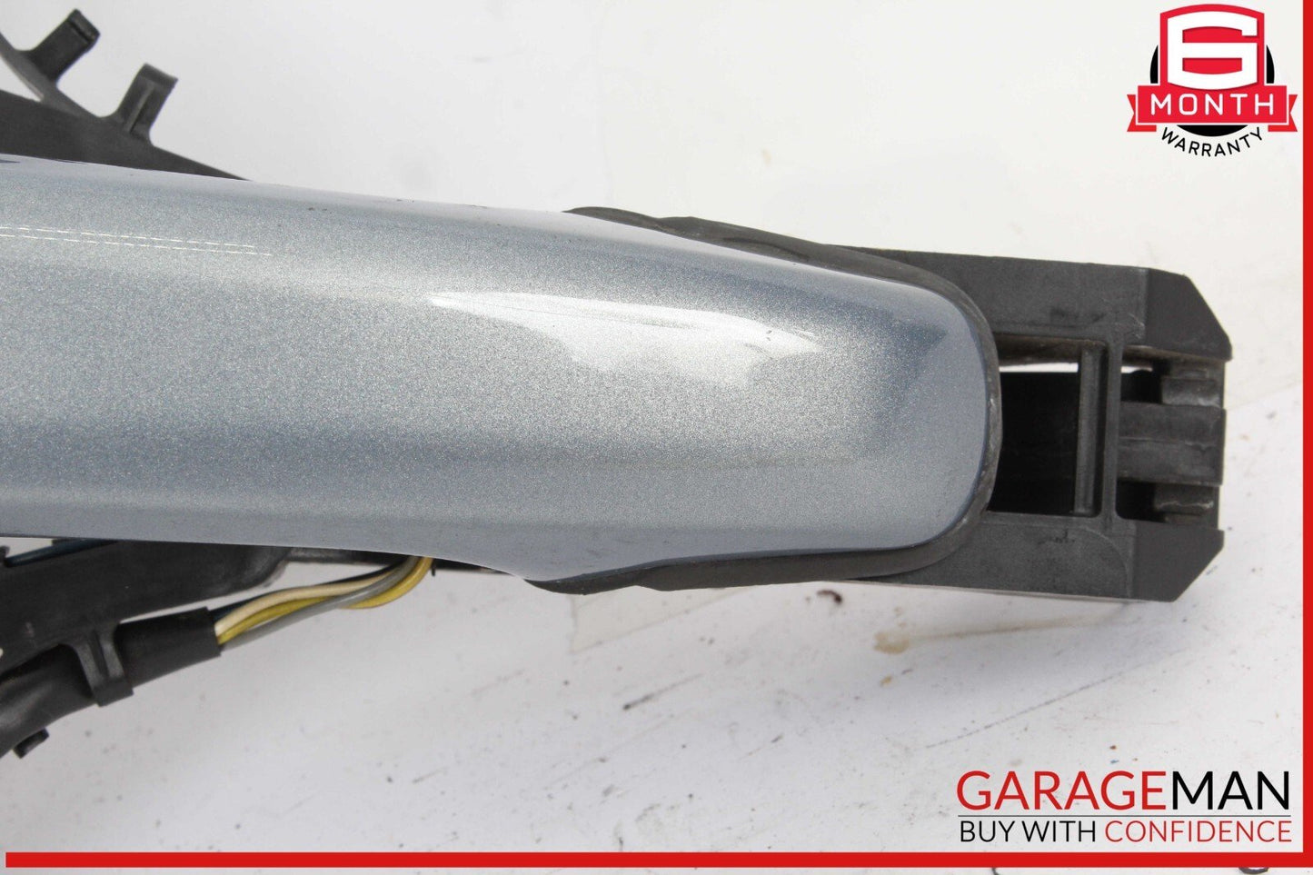 09-15 Jaguar X250 XF Rear Left Exterior Door Handle w/ Cable & Bracket OEM