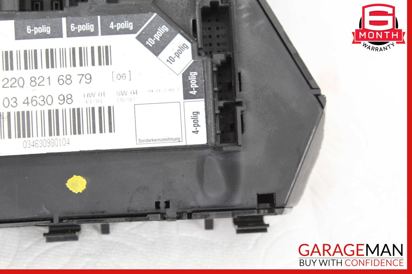 00-06 Mercedes W220 S55 AMG S500 Rear Right Side Seat Door Control Module OEM