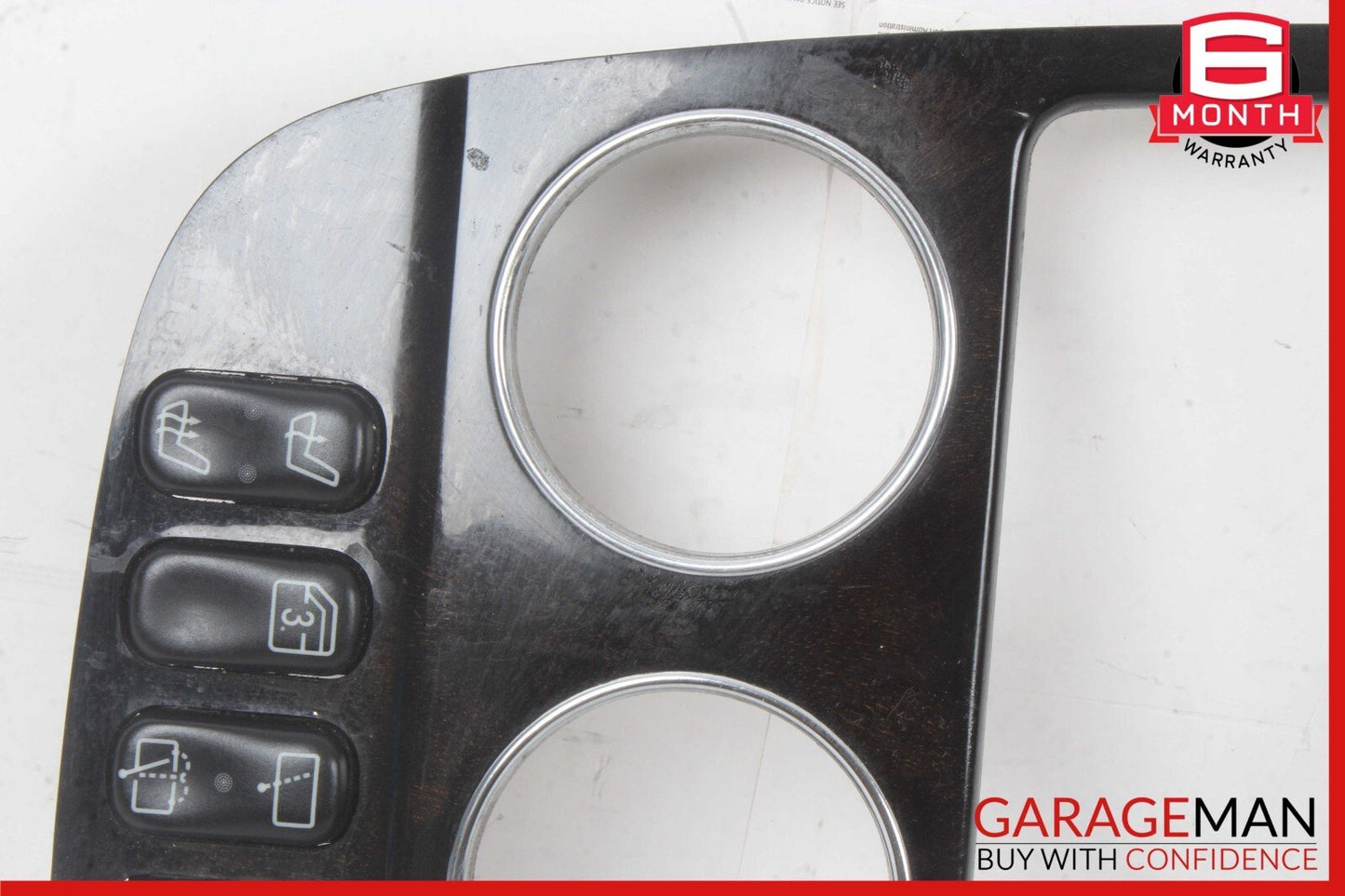 02-05 Mercedes W163 ML350 Center Console A/C Climate Control Switch Trim Panel