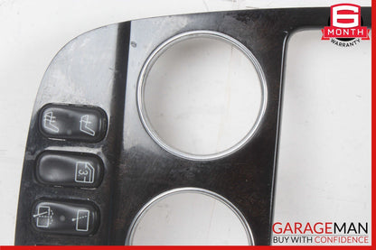 02-05 Mercedes W163 ML350 Center Console A/C Climate Control Switch Trim Panel